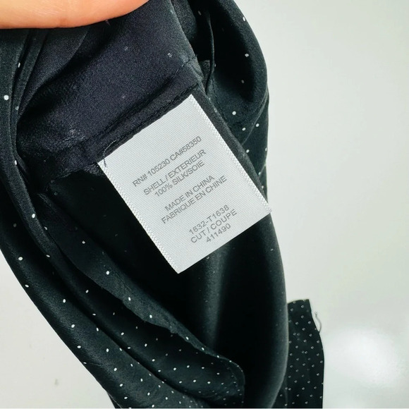 REVOLVE JOIE Silk Balisa Popover Polka Dot Blouse Size XS - Picture 7 of 9